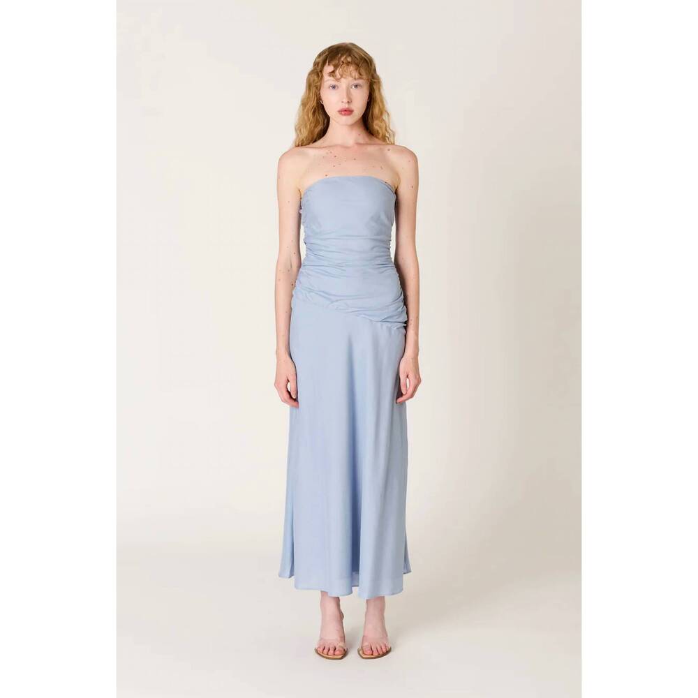 NEW NIA caricia dress in slate blue